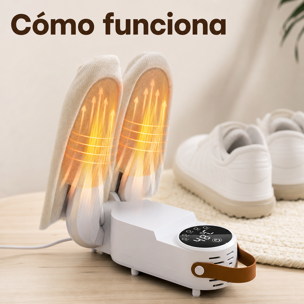 No solo seca tus zapatos: desinfecta el calzado que te provoca hongos