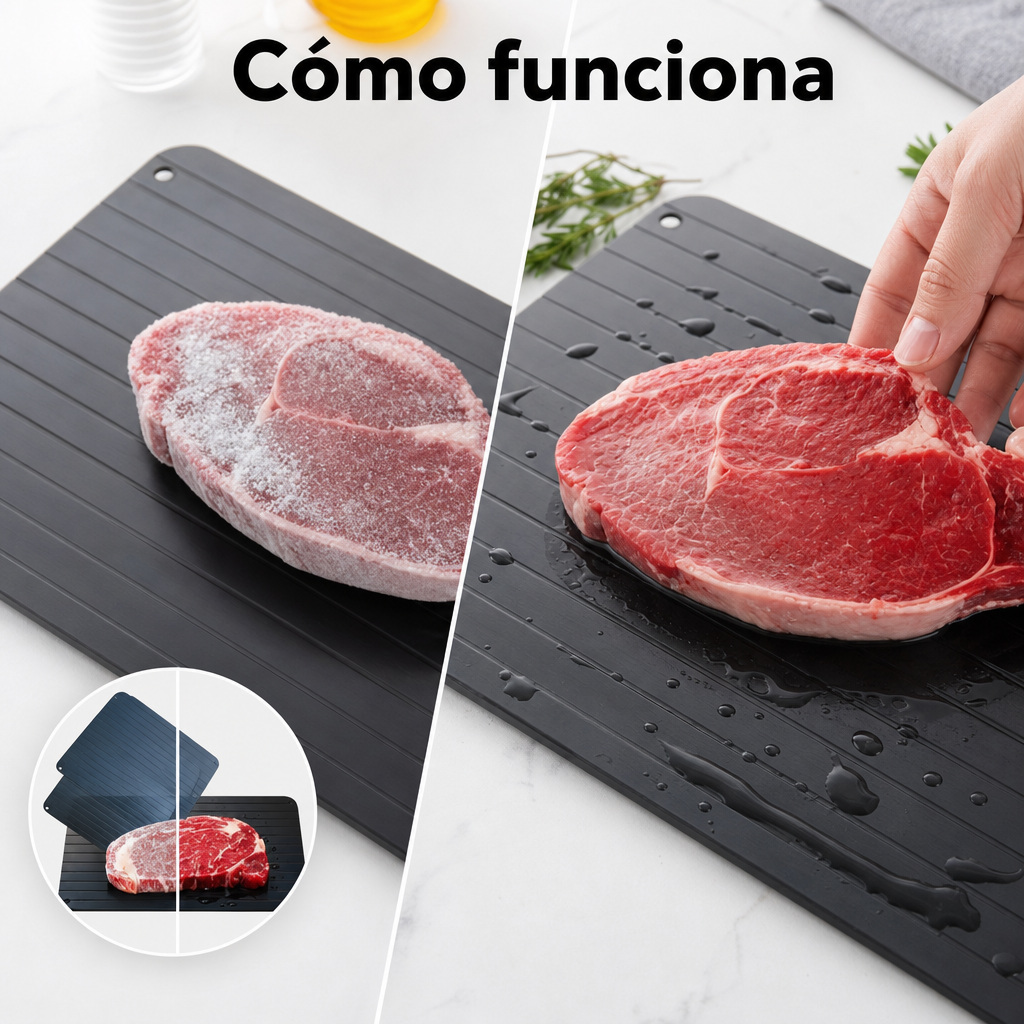Salva la cena aunque olvidaste sacar la carne del refrigerador
