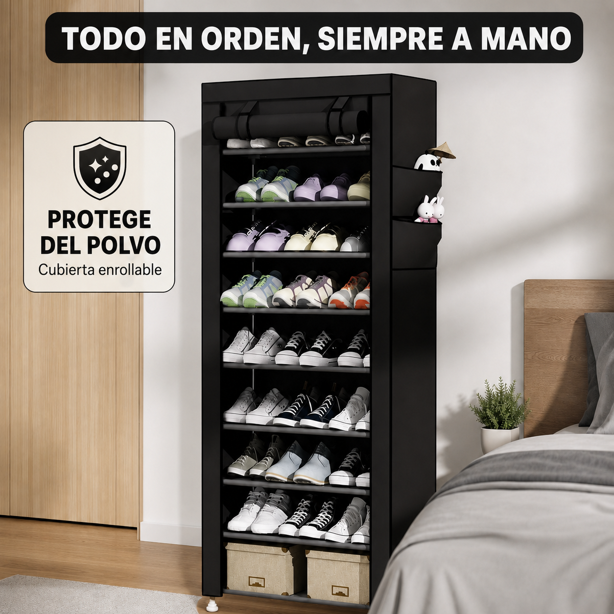 Gana espacio sin comprar un mueble ni taladrar